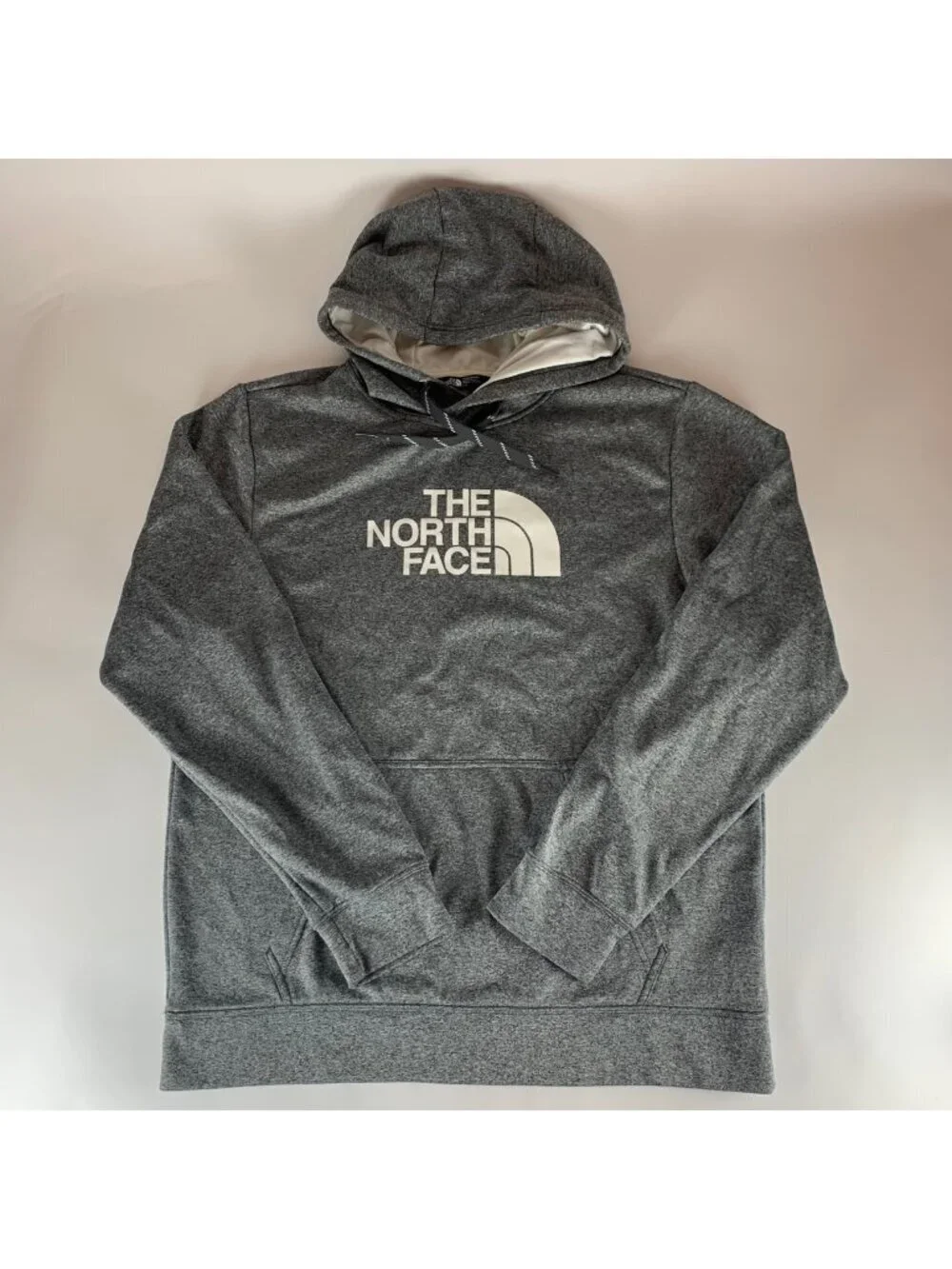 The North Face Gray Athletic Pullover Hoodie Mens Large